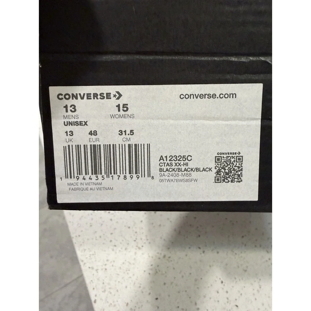 Converse Chuck Taylor All Star XX-Hi Top Sneakers Men's 13 Wmns 15 - Picture 5 of 6